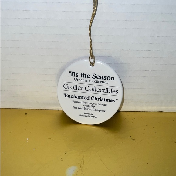 Disney Beauty and the Beast Ornament - Red and White - Picture 3 of 5